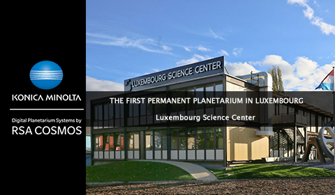 SkyExplorer in the 1st Permanent Planetarium in Luxembourg!