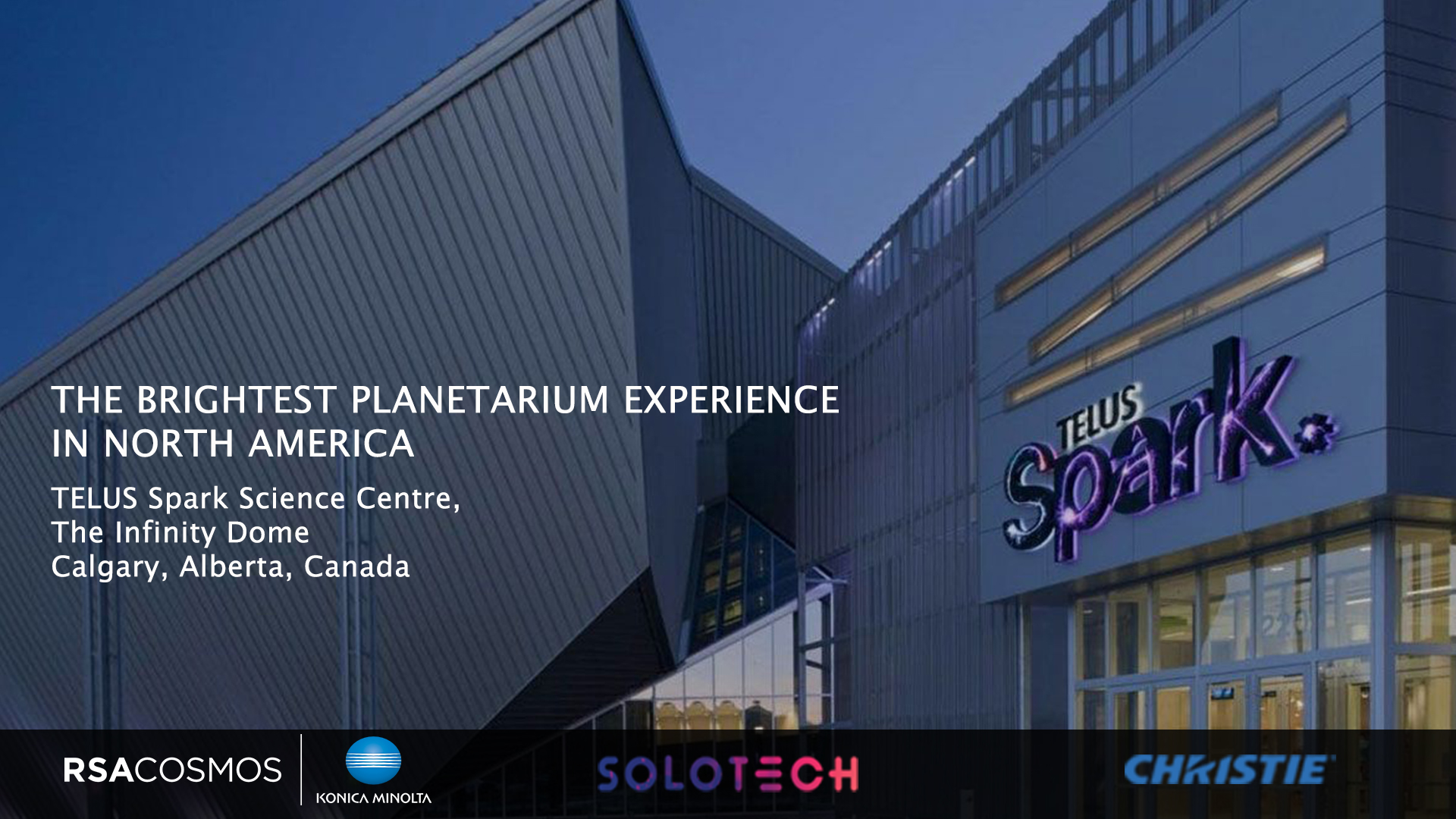 The Brightest Planetarium Experience in North America! - RSA Cosmos