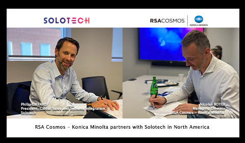 RSA Cosmos-Konica Minolta Partners with AV Giant Solotech in North America