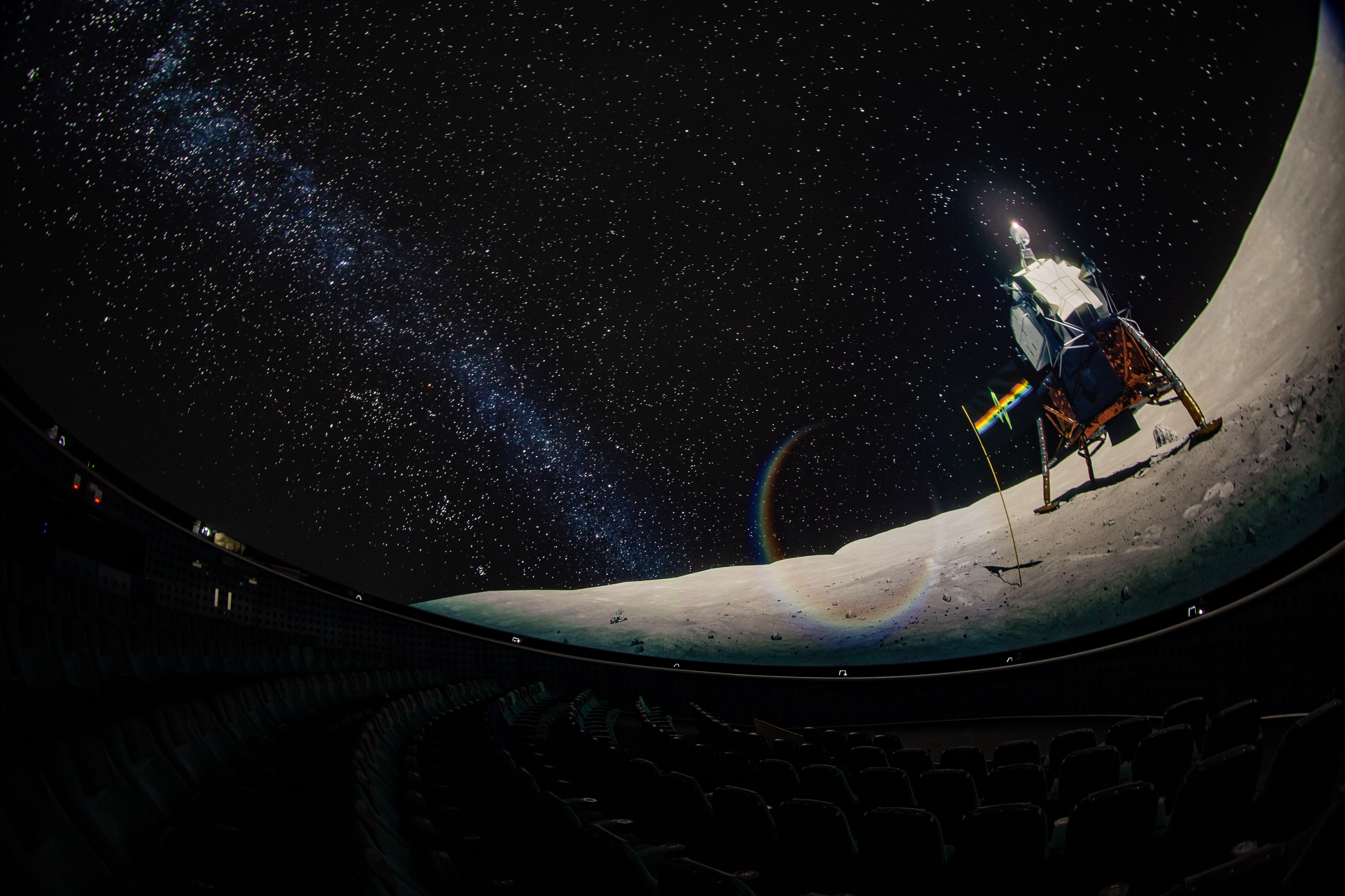 Review: Staerkel Planetarium's Dark Side of the Moon Light Show -  thePROSPECTUS