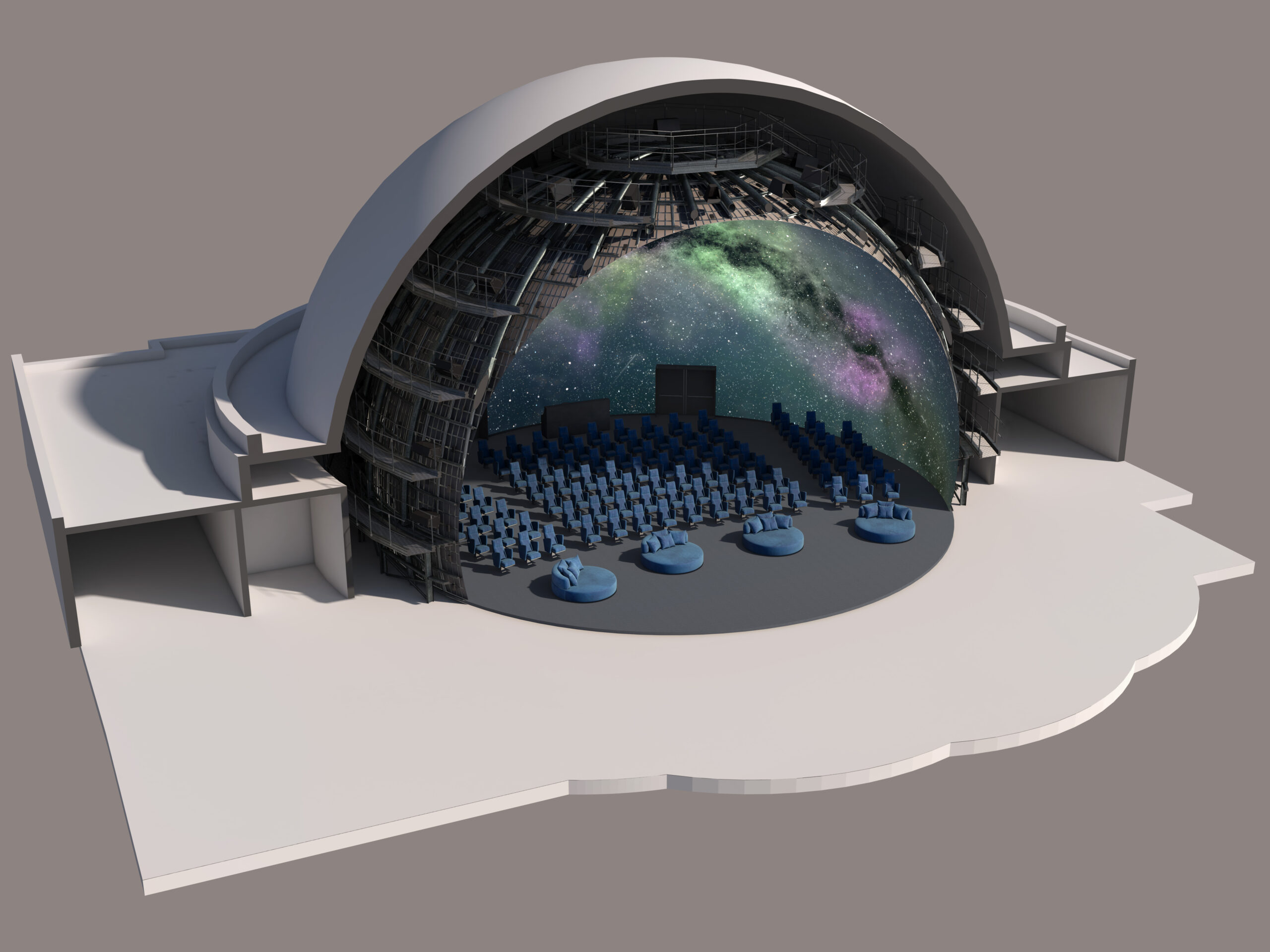 ARTIS reinvents its planetarium with a 10K LED Dome by RSA Cosmos