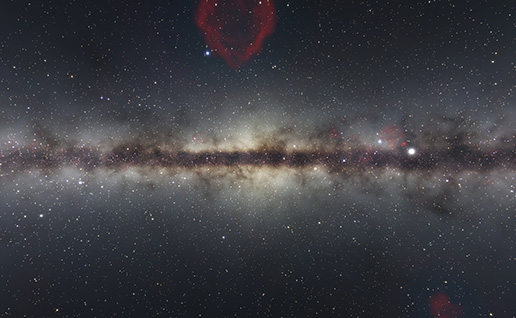 HII regions 3D Volumetric Milky Way 