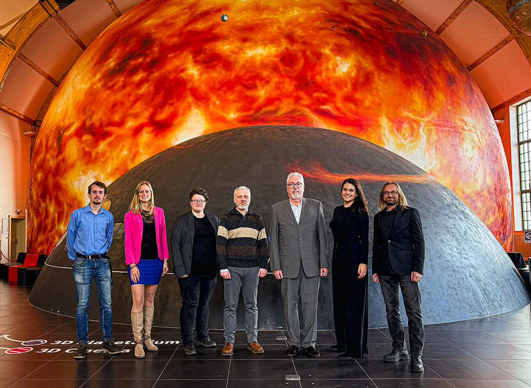Techmania Science Center choose RSA Cosmos for the upgrade of its14m 3D planetarium